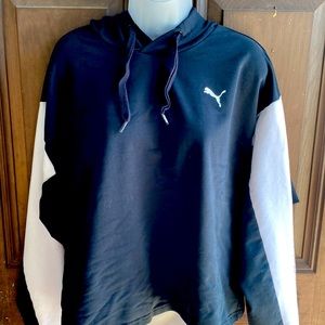 Womens Puma crop hoodie